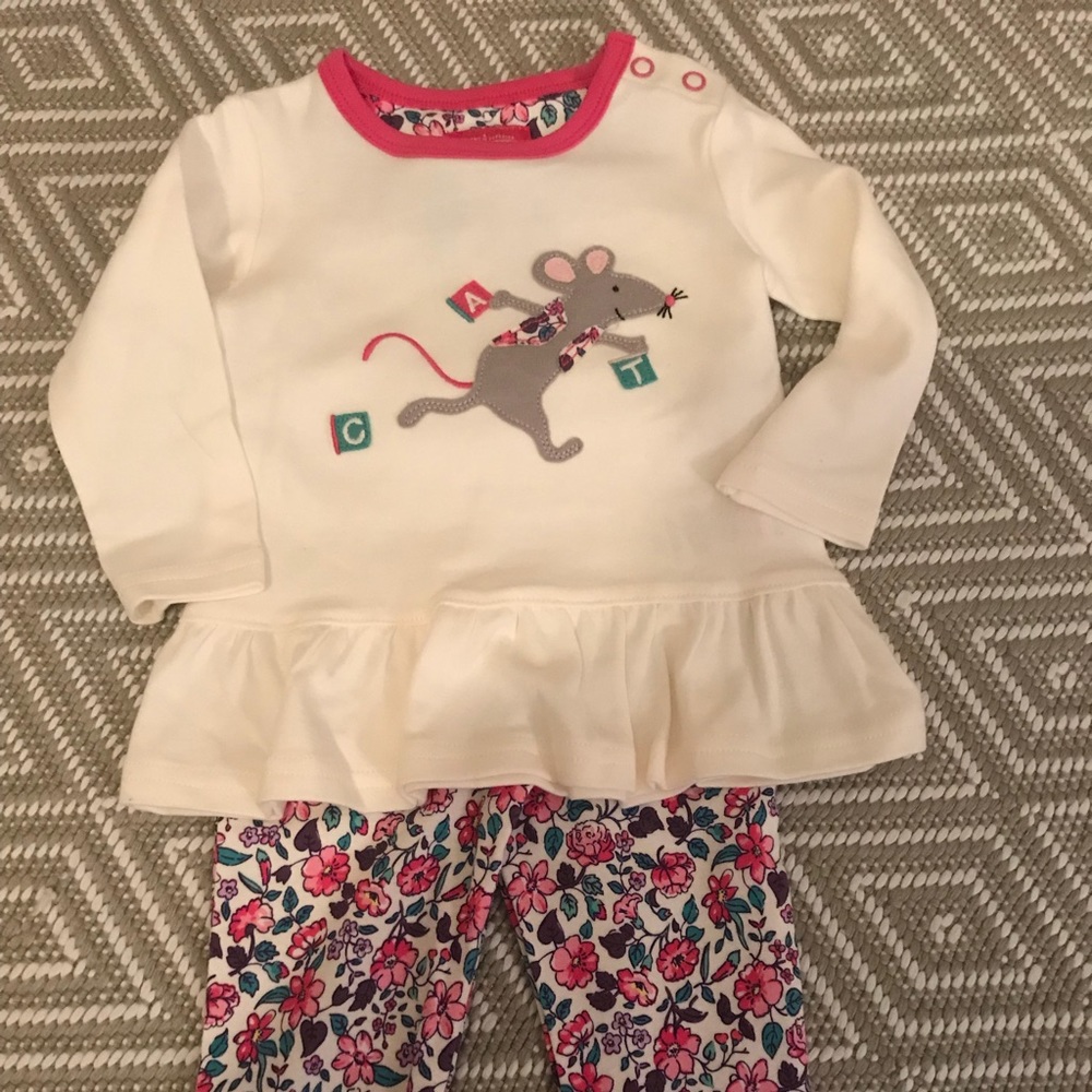 Joules Girls Two-Piece Outfit NWT (6-9M)